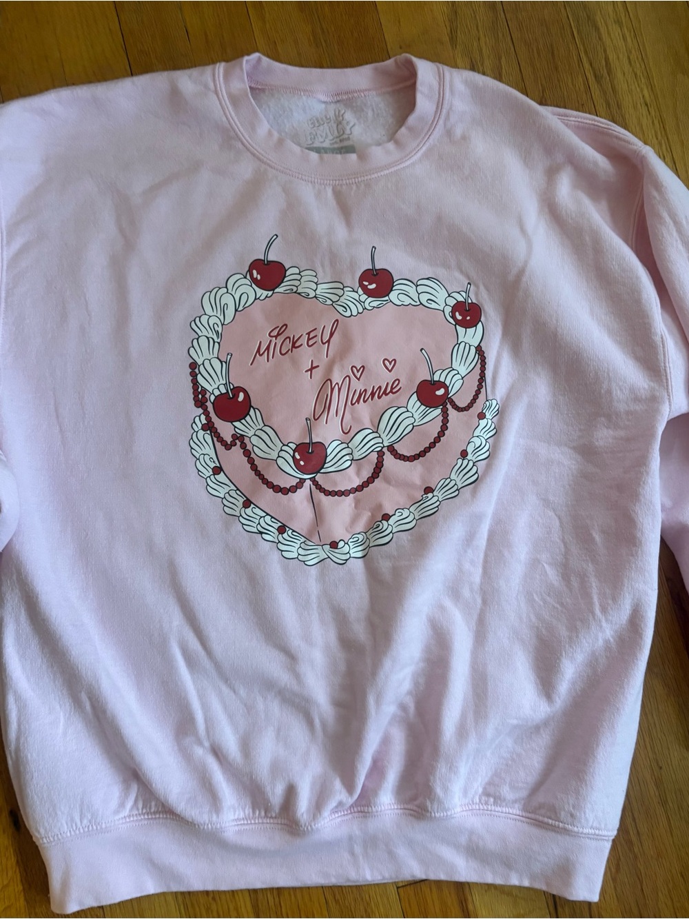Disney Mickey & Minnie Pink women’s Sweatshirt